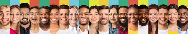 Smiling improvement customers